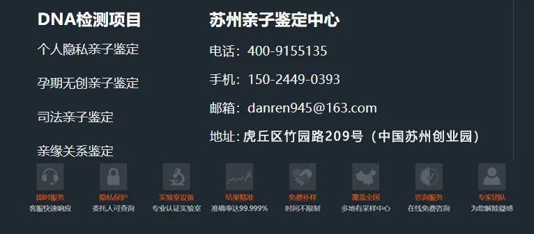 DNA親子鑒定項目1